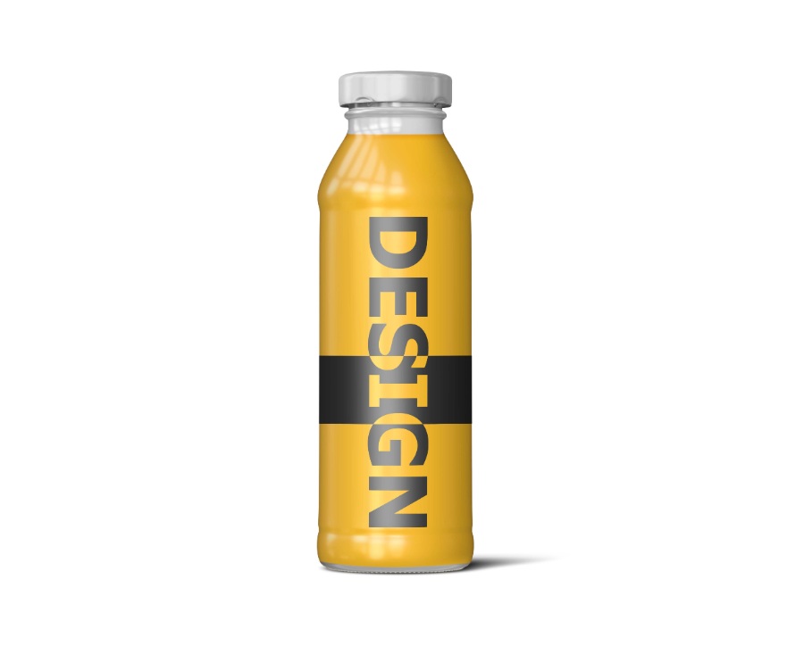 果汁包装瓶体图案