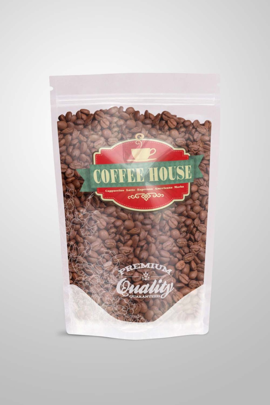 咖啡杯子包裝psd樣機