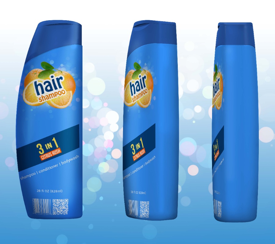 洗發(fā)水包裝設(shè)計(jì)樣機(jī)