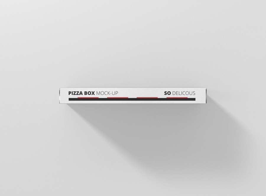 披萨psd侧面设计效果样机