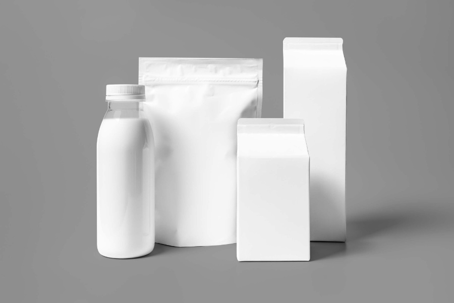 牛奶包装素材合集