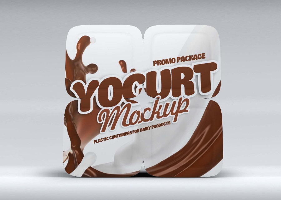 酸奶包裝樣機(jī)素材下載