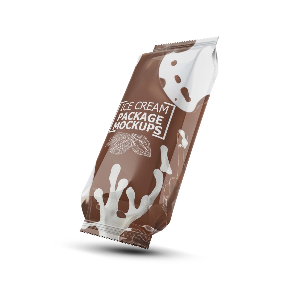 巧克力冰淇淋包装样机