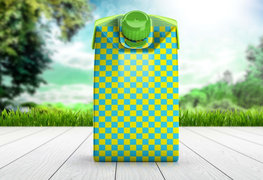 盒装饮料ps样机模型