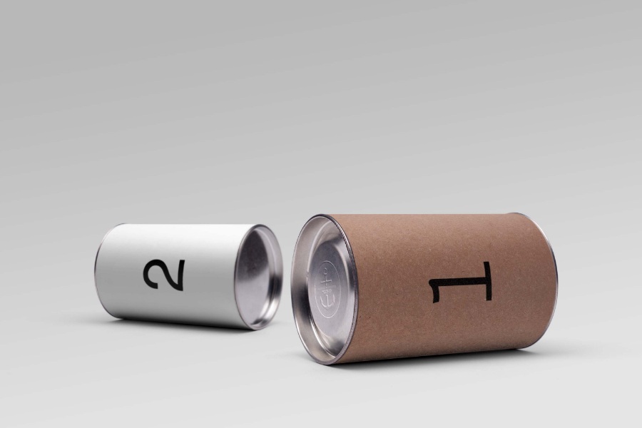 咖啡茶叶罐ps样机模板