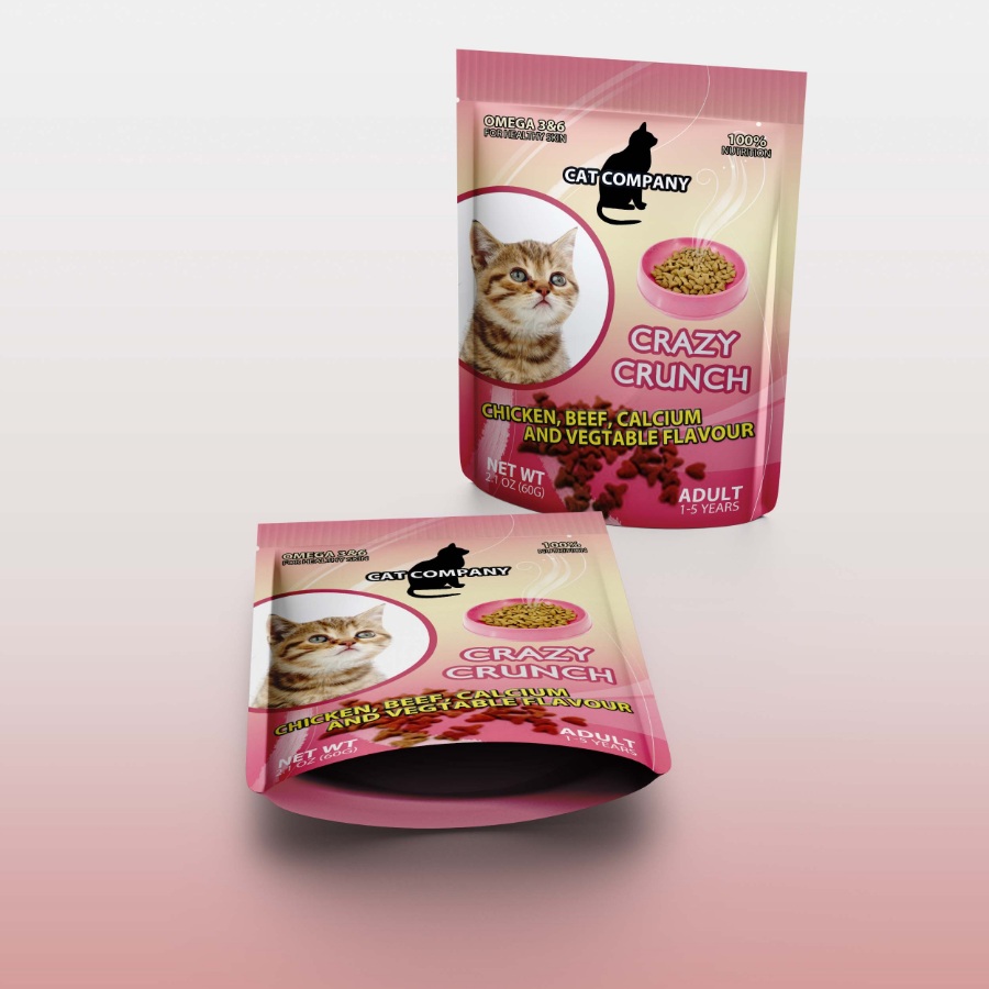 宠物粮包装袋设计样机