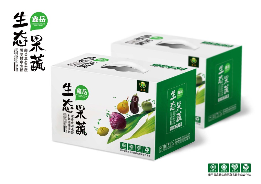 食品包装纸箱PS样机