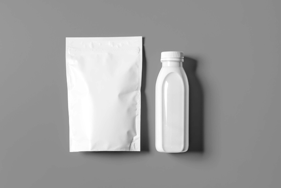 牛奶包装psd模板下载