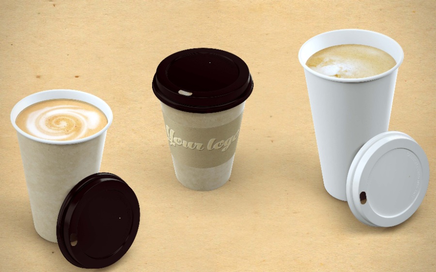 美式咖啡包装ps样机素材