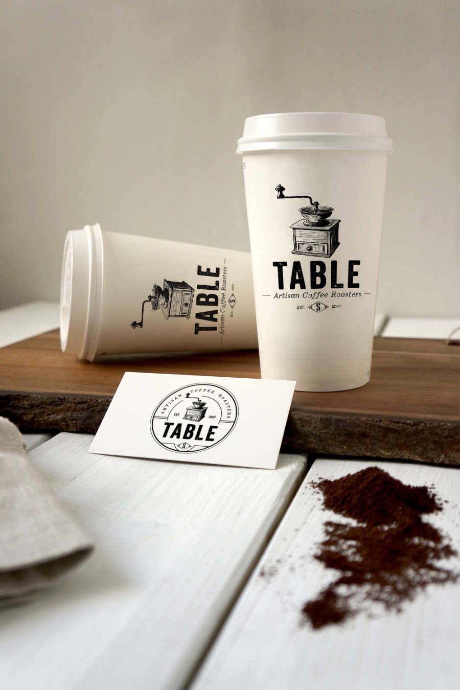 咖啡系列包装ps样机素材百度云下载