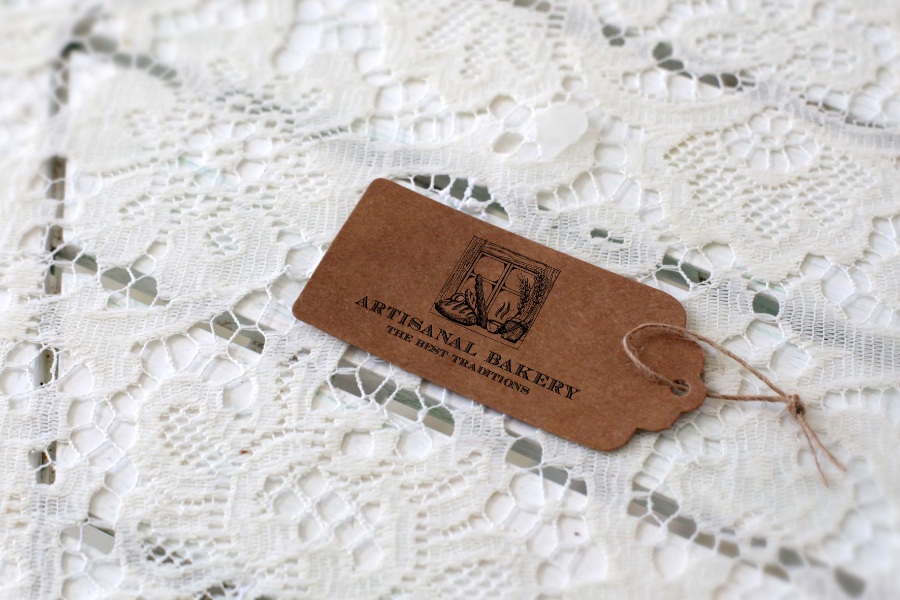 牛皮纸袋标签样机