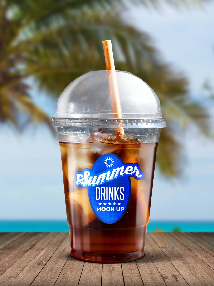 可樂飲料瓶ps樣機(jī)素材