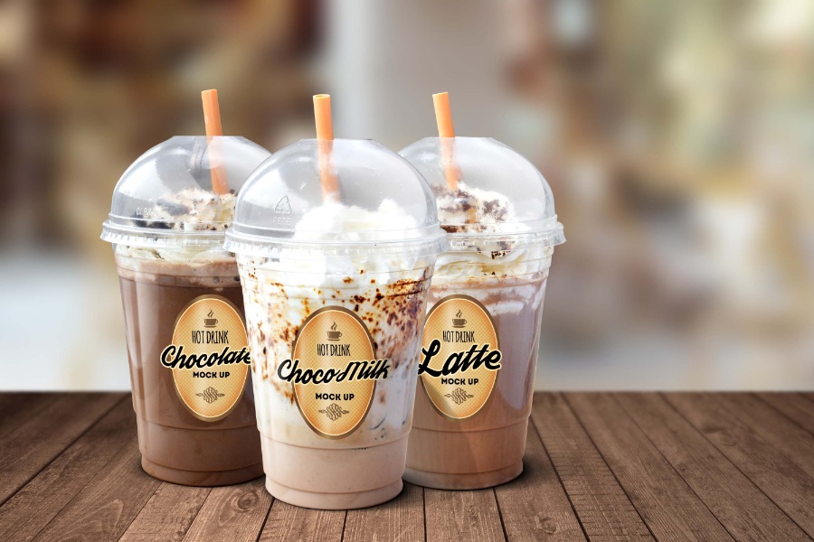 星冰乐套餐psd样机