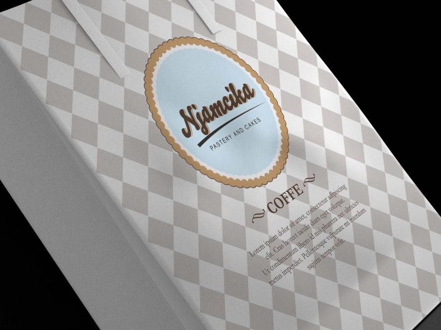 牛皮纸袋样机图片下载