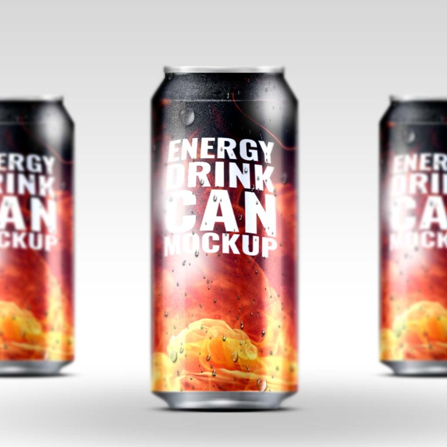 提案神器罐裝飲料ps樣機(jī)模板