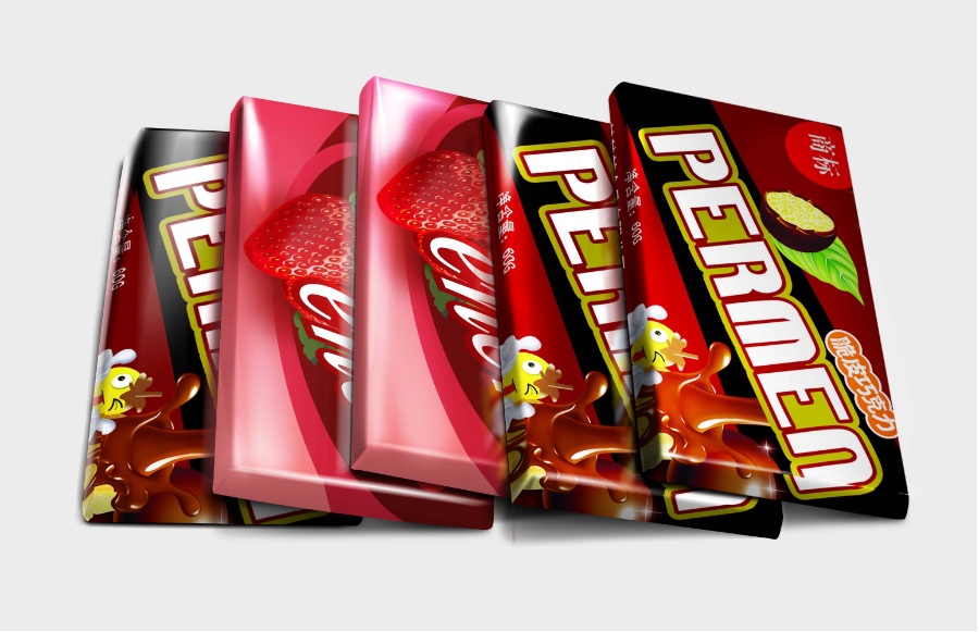 巧克力口香糖样机图下载