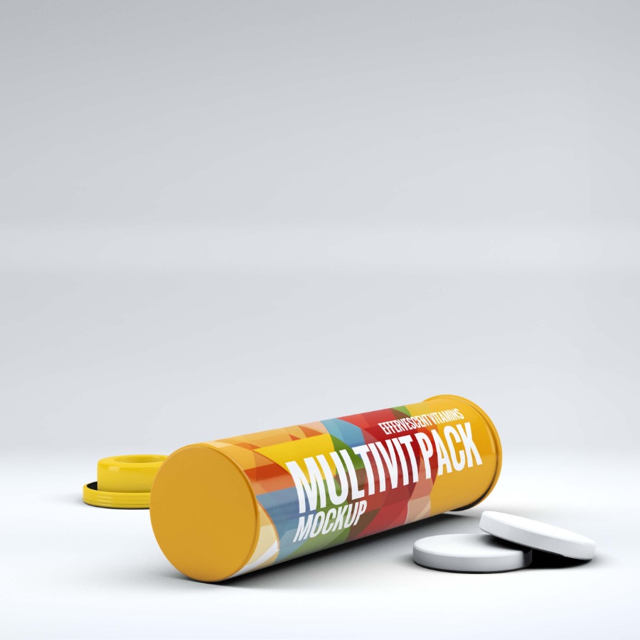 巧克力口香糖包装样机模板