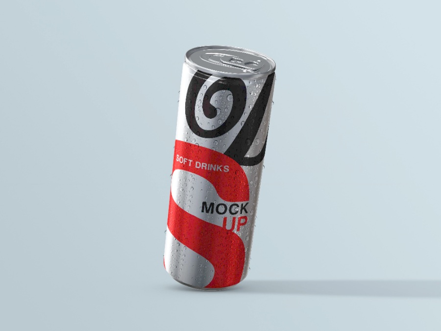可樂飲料易拉罐ps樣機素材