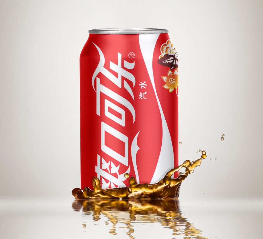 可乐饮料ps样机模板素材