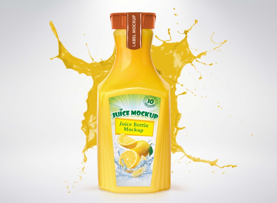 果汁包装设计ps样机