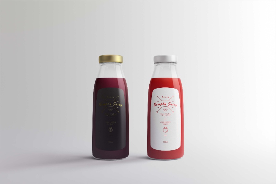 果汁包裝設(shè)計ps樣機素材