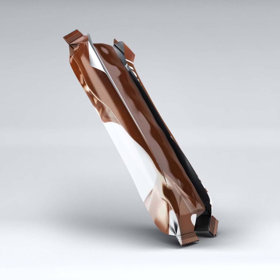 巧克力口香糖包装袋ps样机