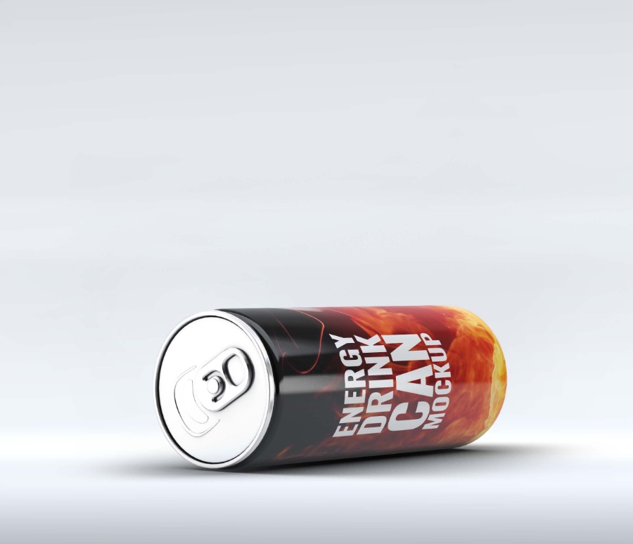 罐装饮料psd样机模板