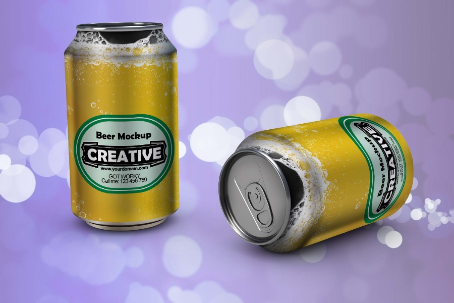 罐装饮料psd样机