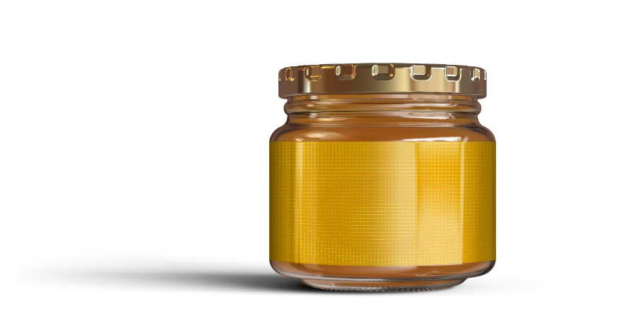 玻璃蜂蜜罐头瓶原型样机