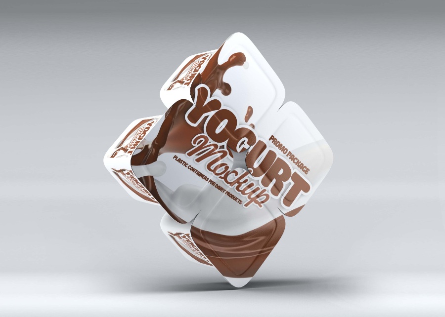 酸奶包装设计灵感样机