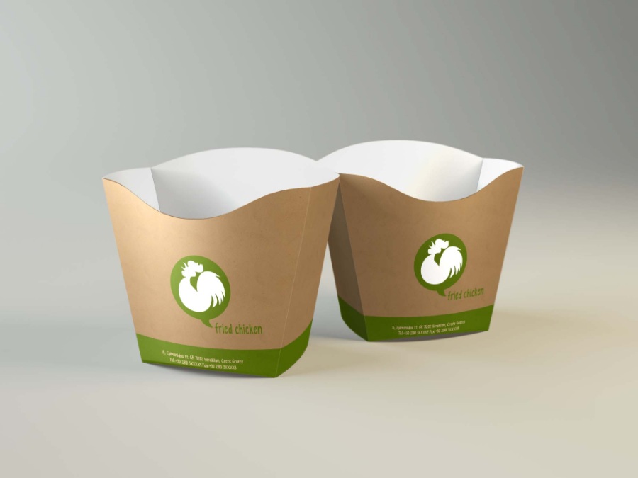 食品盒样机模板下载