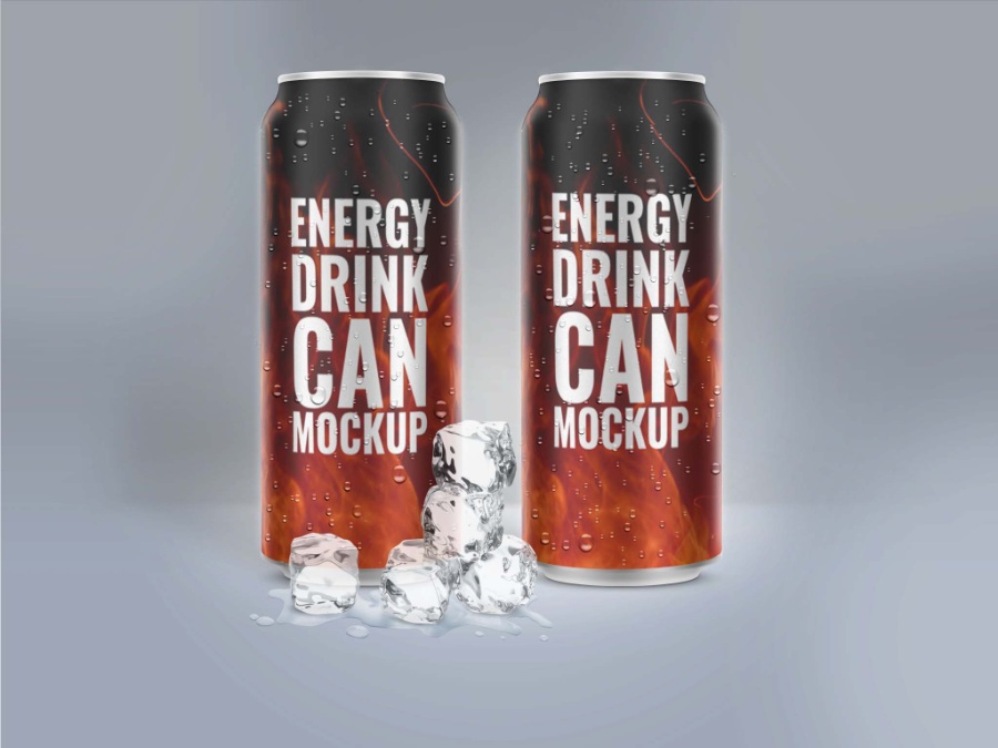 饮料ps样机模板