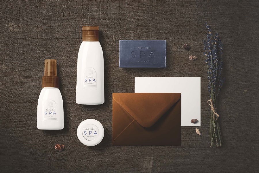 化妝品場(chǎng)景psd樣機(jī)模板資源