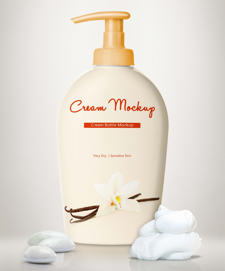 沐浴露包装样机