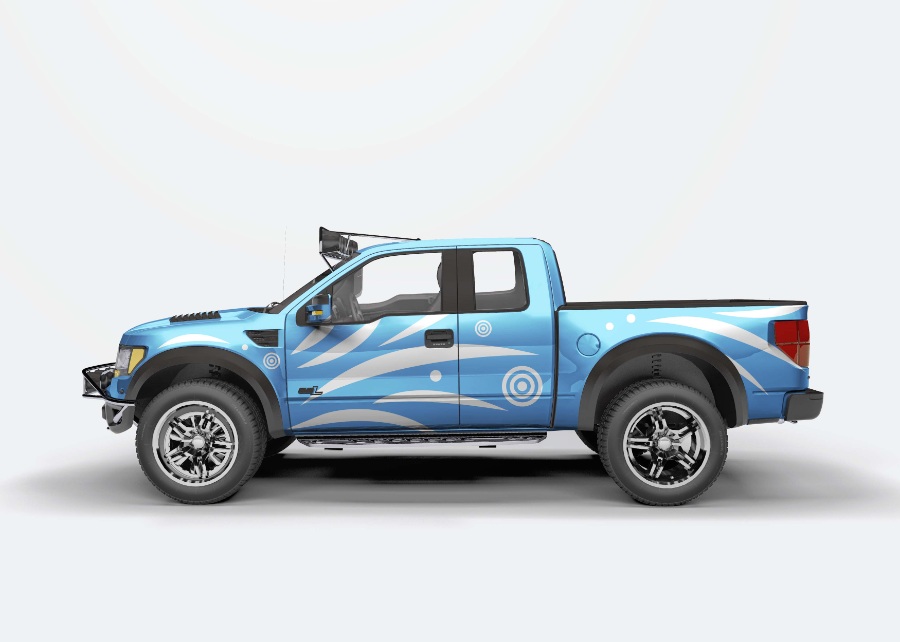 厢式货车ps样机