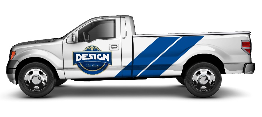 皮卡车ps样机素材