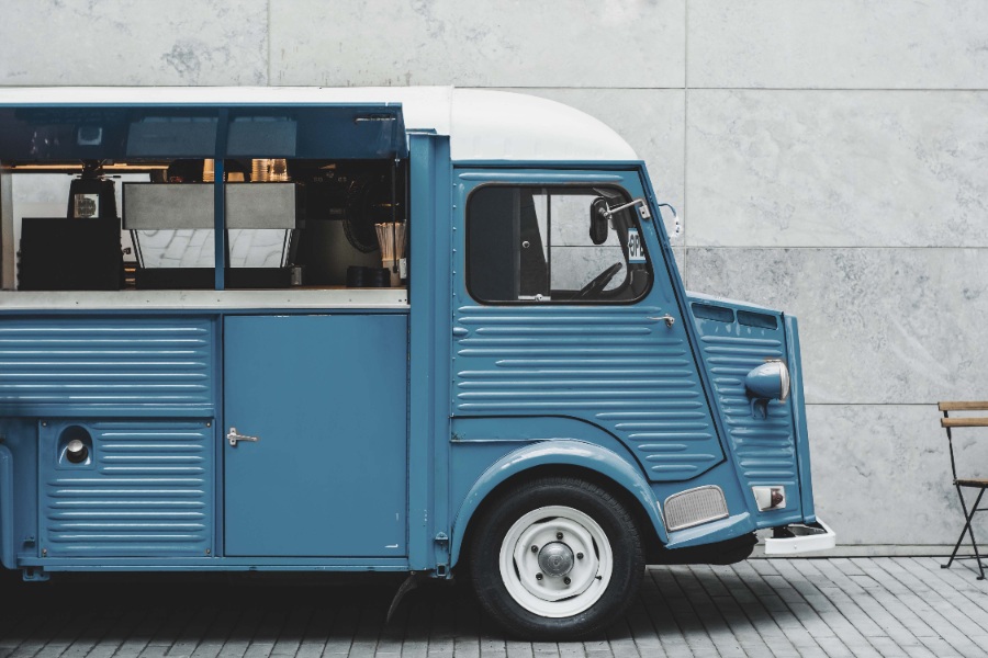 復(fù)古車身廣告ps樣機