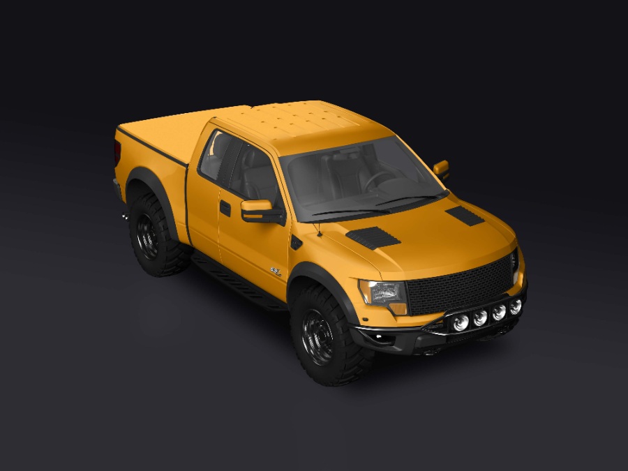 皮卡psd设计样机