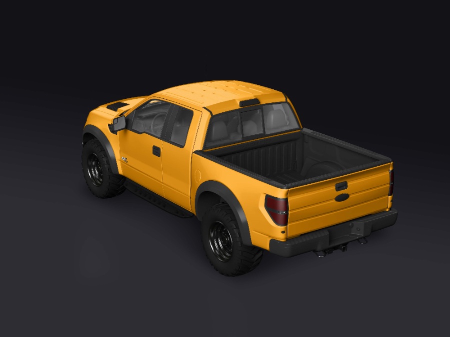 皮卡車psd樣機(jī)模板