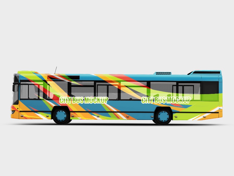 大巴車體宣傳ps樣機(jī)
