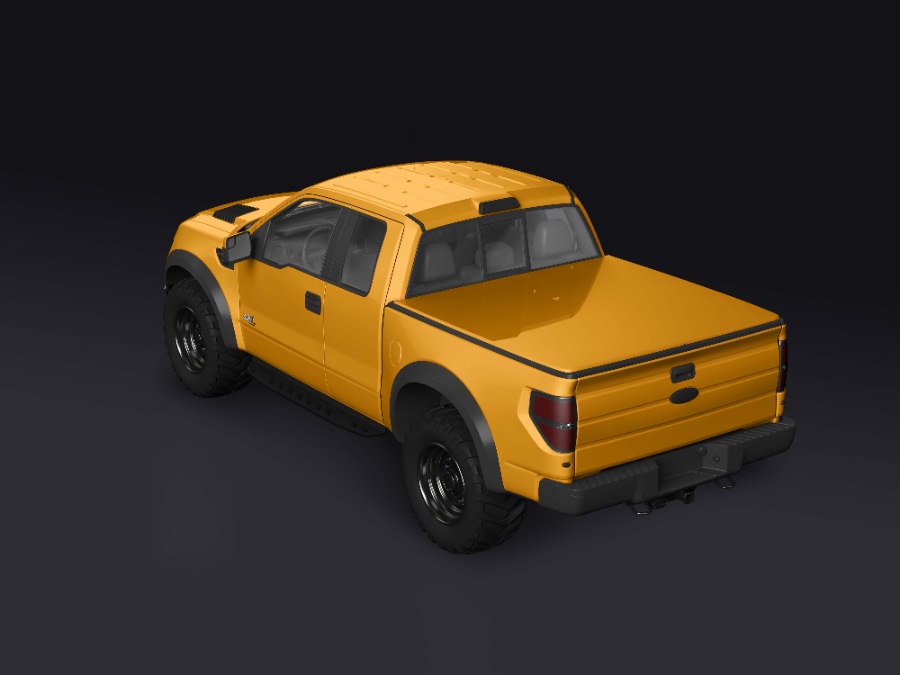 皮卡车样机模板