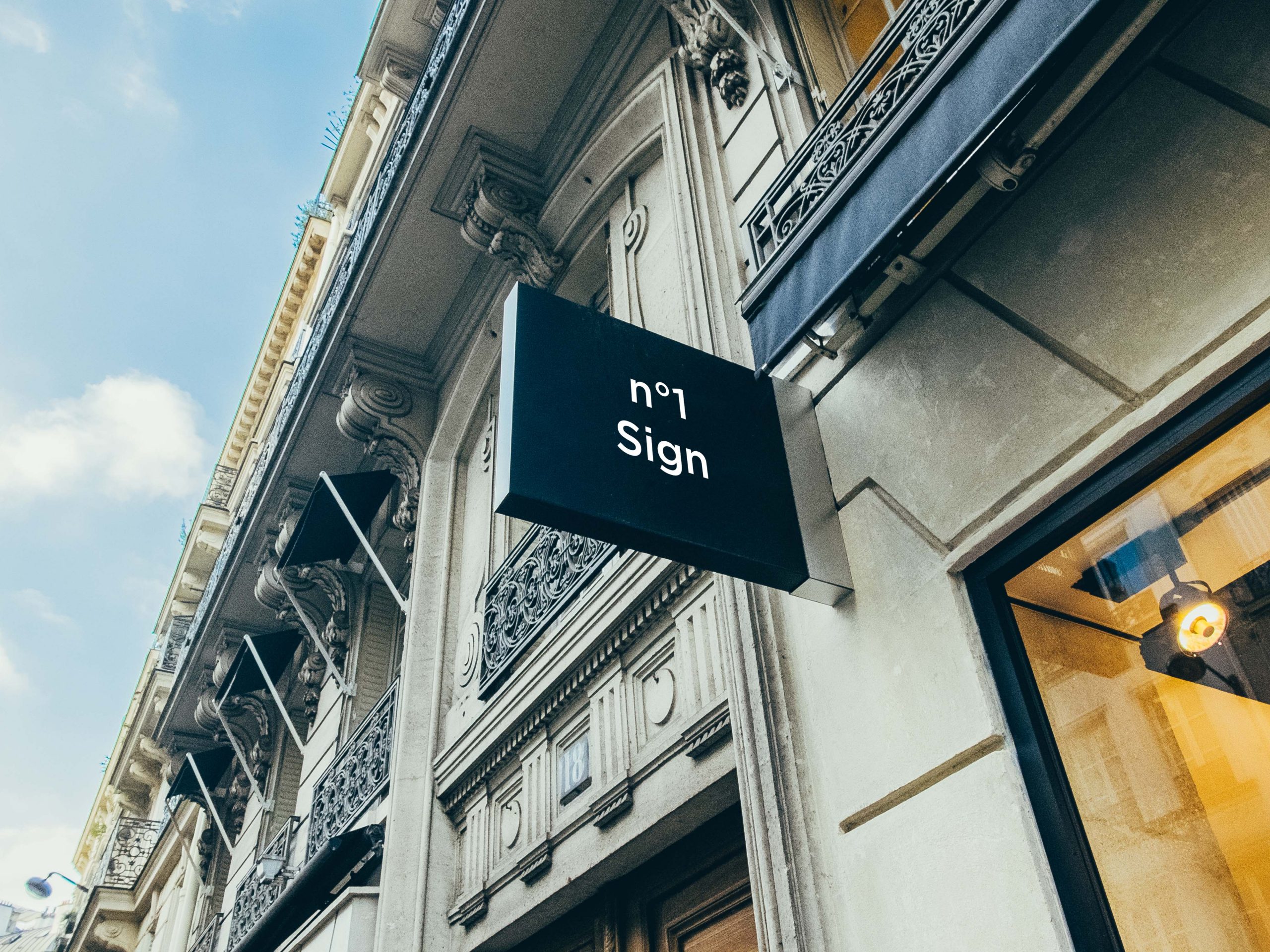 门面招牌设计效果样机