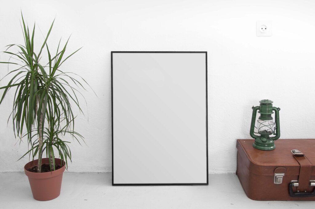 桌面海报展示ps样机