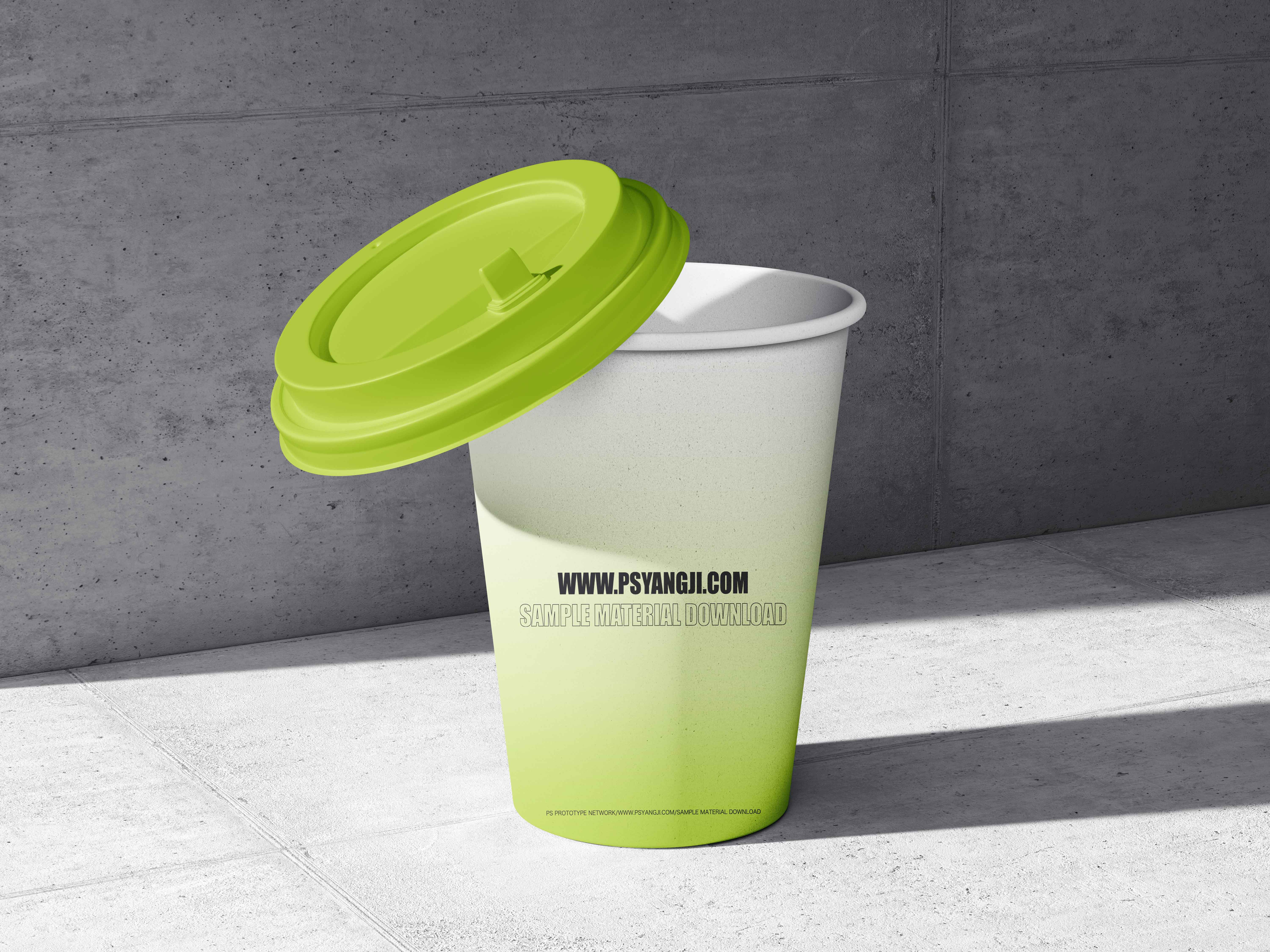 20款潮酷奶茶品牌VI设计样机，手提袋、奶茶杯、文件袋、名片、信封、画册、胶带等PSD贴图