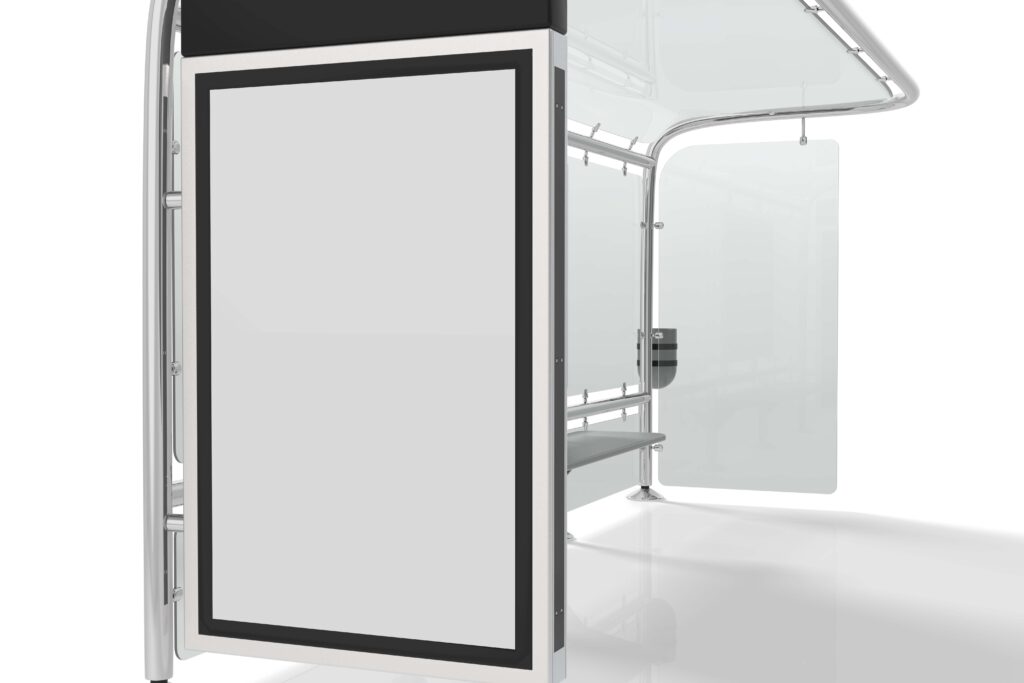 公交站广告位ps样机