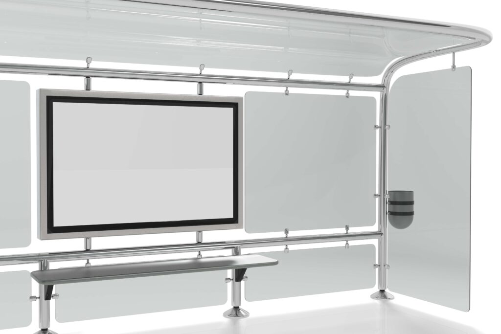 公交车站psd样机