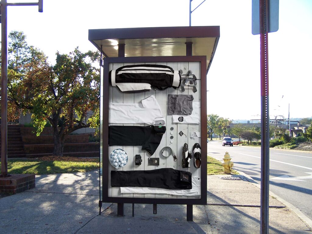 创意广告位设计ps样机