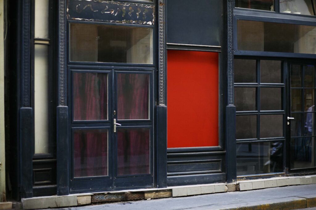 商店门面广告ps样机