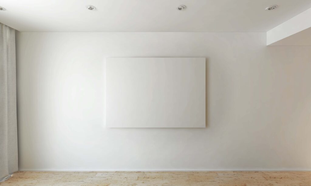 墙面广告psd样机素材下载