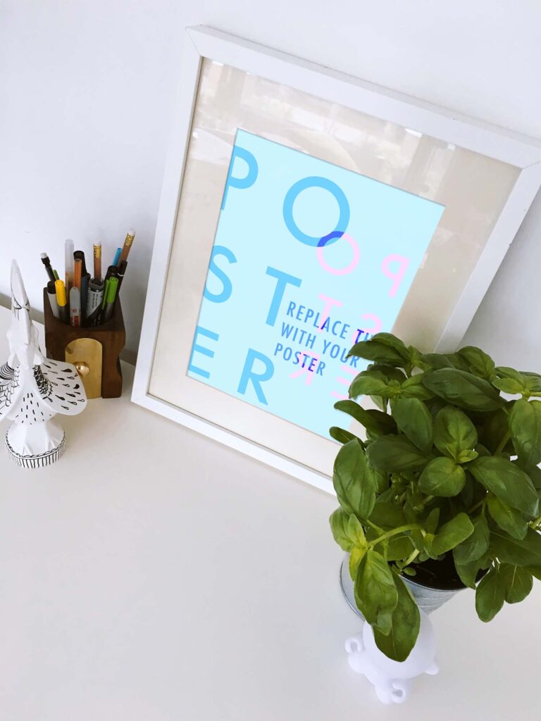 多角度展示海报ps样机